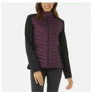 32 Degrees Heat Burgundy/Black Women's Full Zip Jacket- size XS-BNWOT